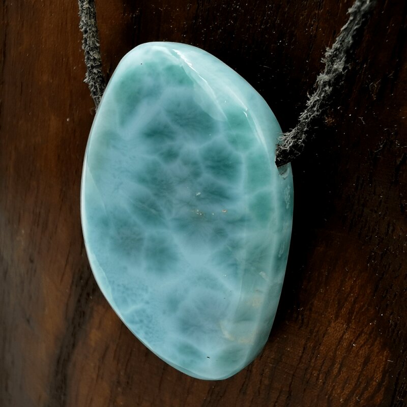 Larimar Anhänger gebohrt schoene steine de