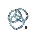 Aqua Aura beh. blau Armband Kugel ca. 1,0 / 19cm