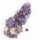 Amethyst mit Calcit Kristall