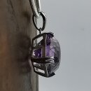 Amethyst Anhänger, fac. in 92,5er Silber