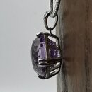 Amethyst Anhänger, fac. in 92,5er Silber