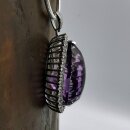 Amethyst Anhänger, fac. in 92,5er Silber