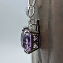 Amethyst Anhänger, fac. in 92,5er Silber