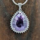 Amethyst Anhänger, fac. in 92,5er Silber