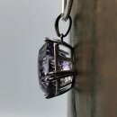 Amethyst Anhänger, fac. in 92,5er Silber